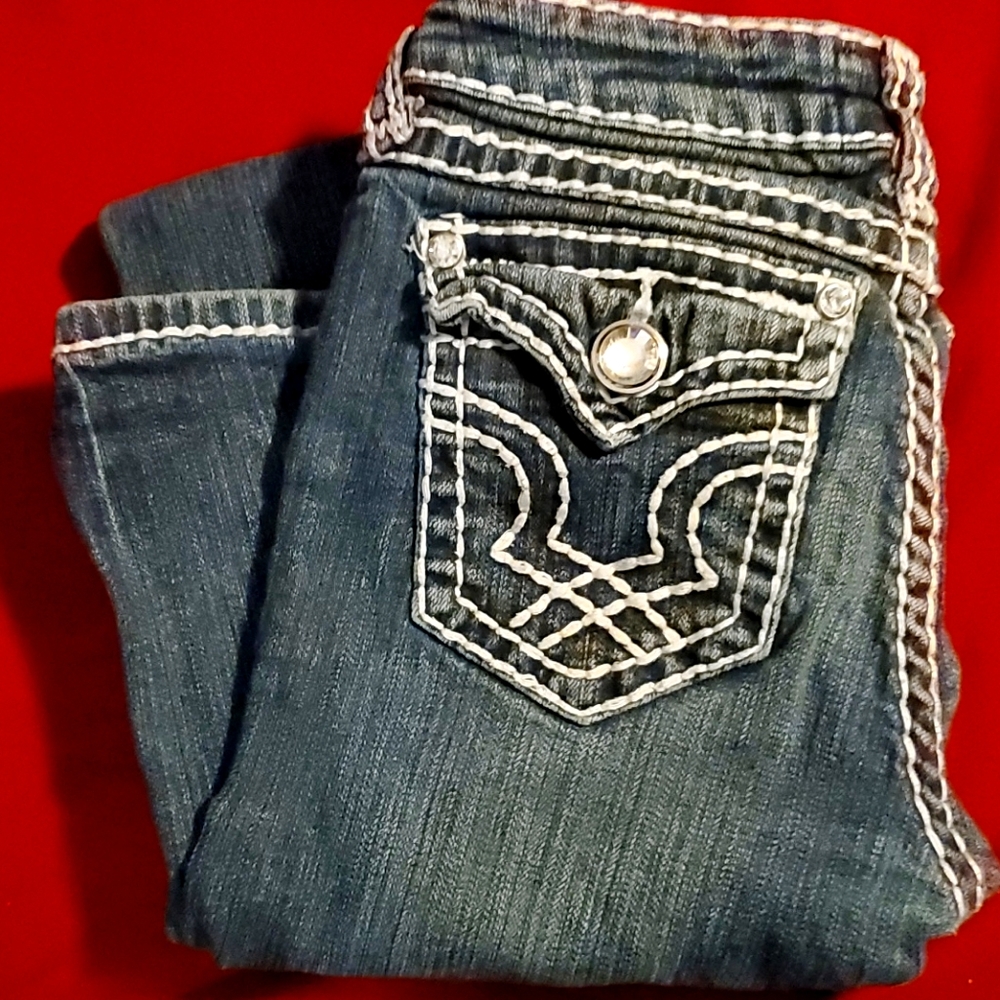 LA IDOL girls size 12 (25x30) jeans